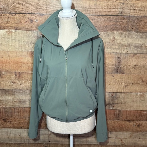 Sweaty Betty Green Explorer Zip Jacket size XS - Picture 2 of 12